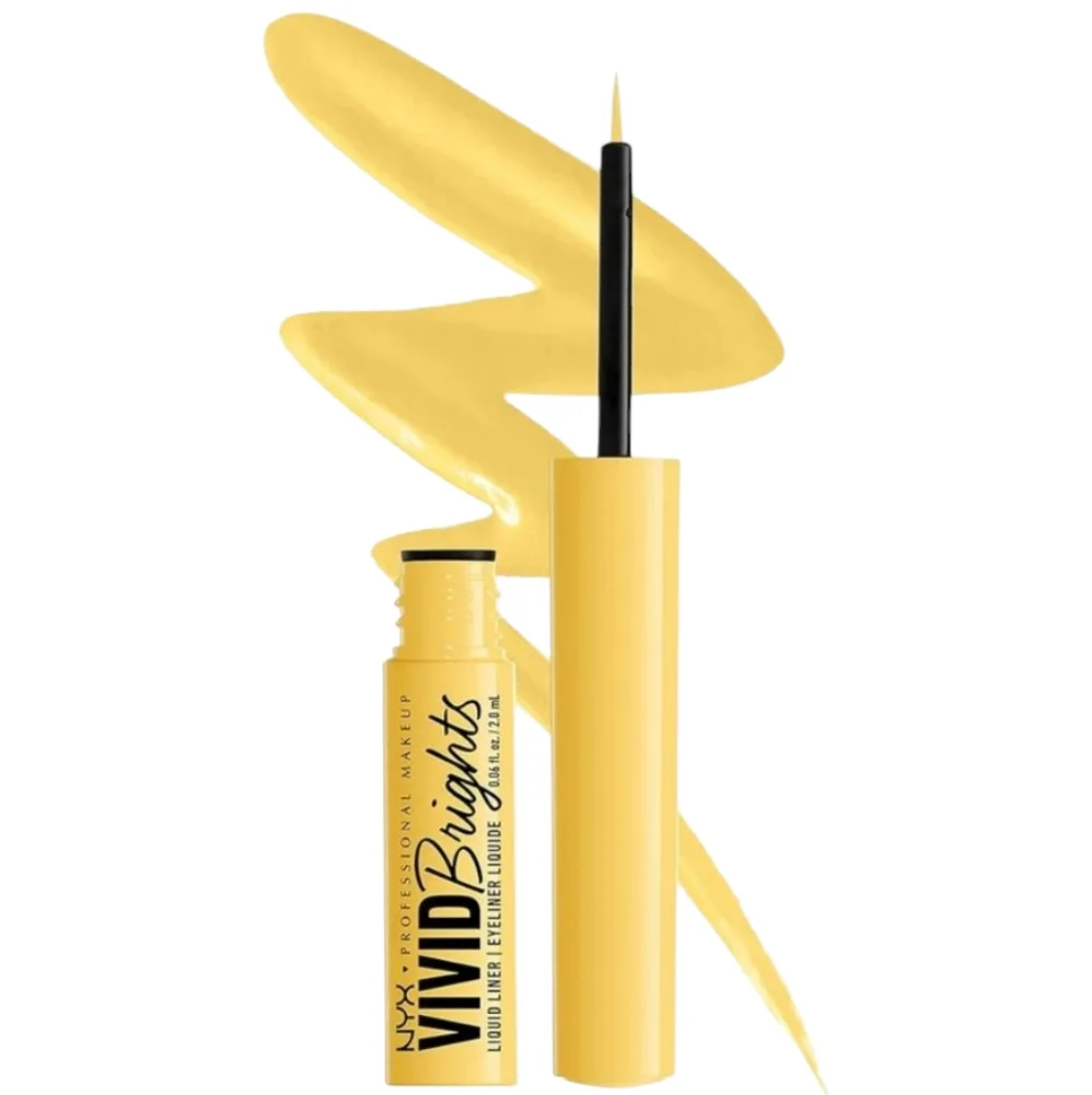 5 x NYX Professional Makeup Vivid Brights Liquid Liner, Had Me At Yel